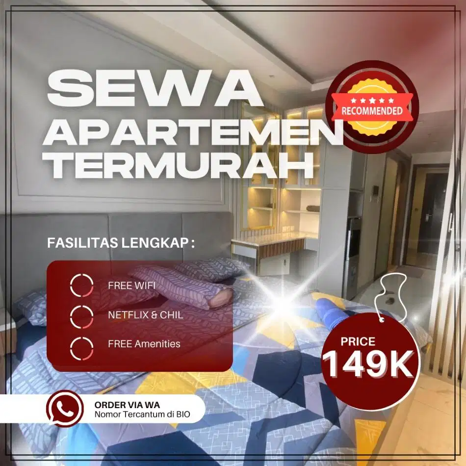 Disewakan Apartemen Bintaro Icon Harian/Transit Termurah Tangerang