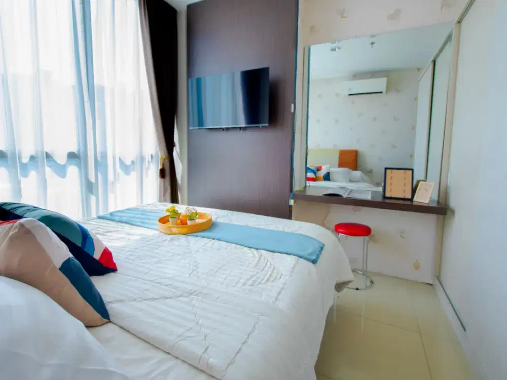 Disewakan Apartment 2BR GP Plaza Palmerah: Full Furnished | Siap Huni | Dekat Slipi, Senayan & Grogol