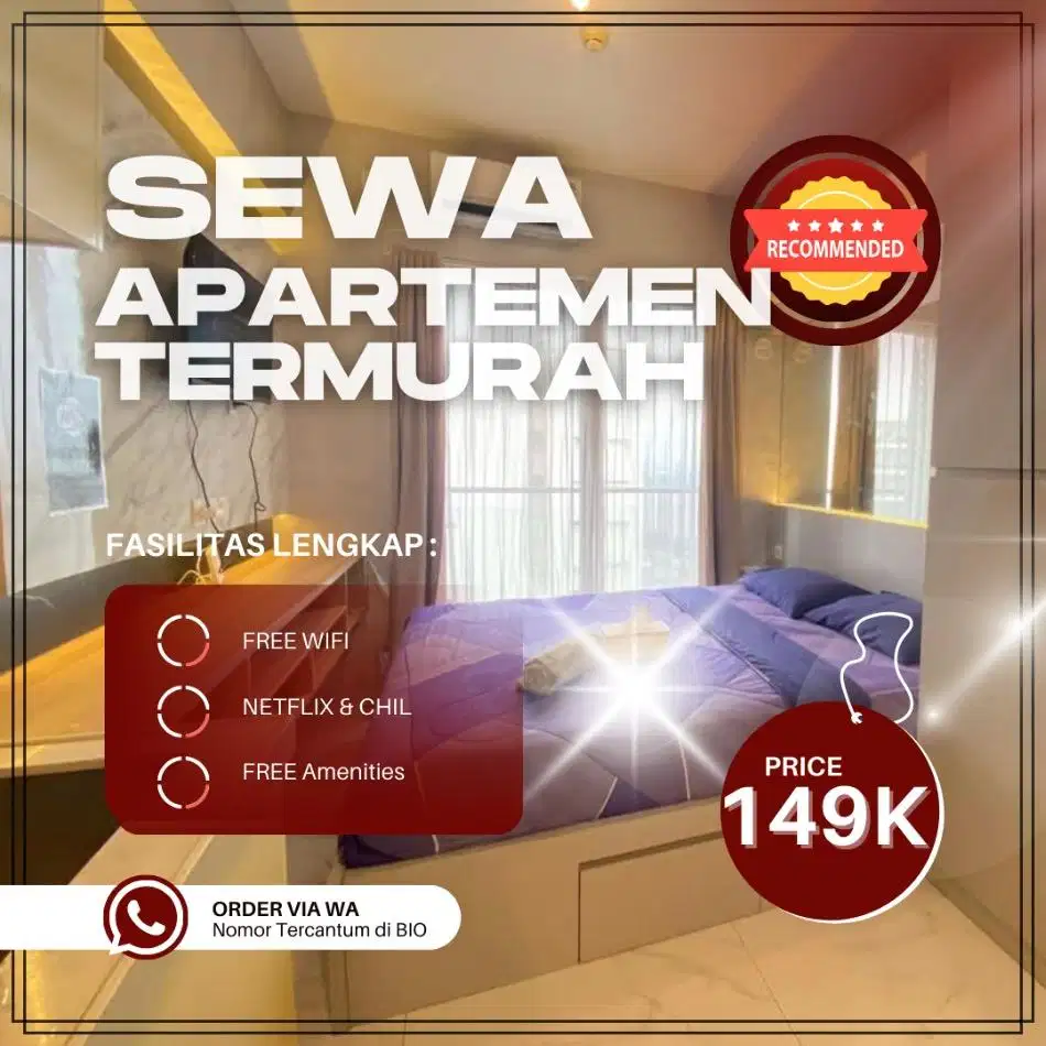 Sewa apartemen Bintaro Icon Harian/Transit Termurah Tangerang