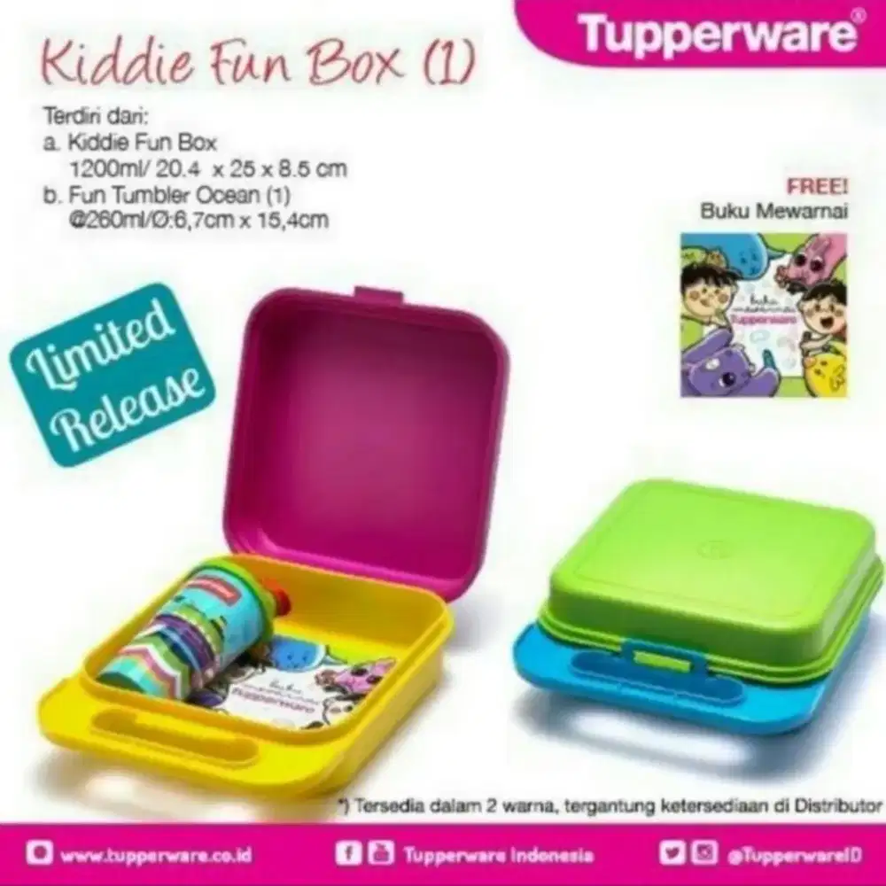tupperware kiddie fun box