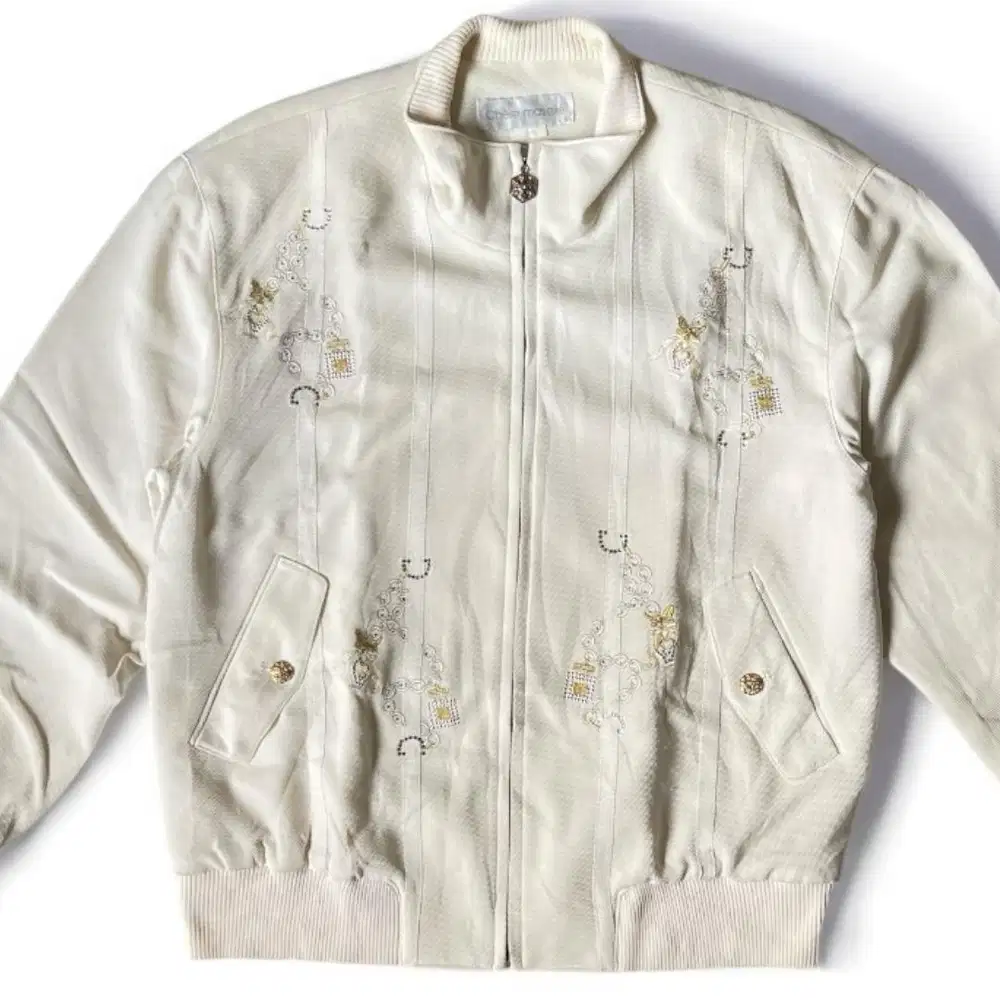 Jaket Bomber Broken White