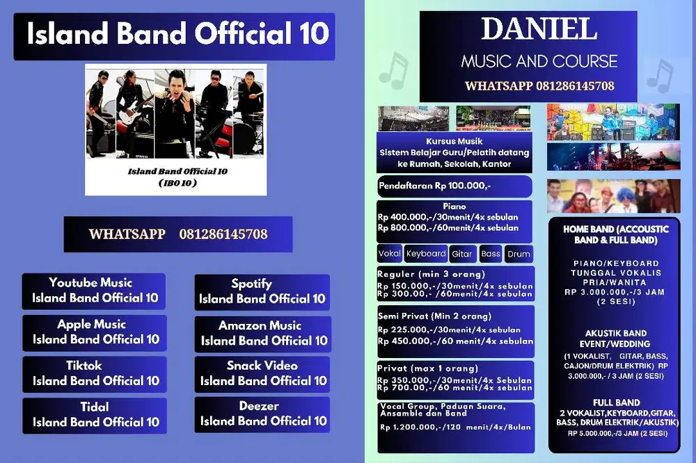 Daniel Musik dan Kursus Musik