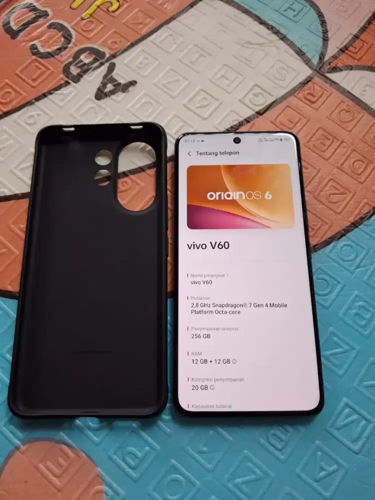 Vivo V60 5G ram 12/256 mulus