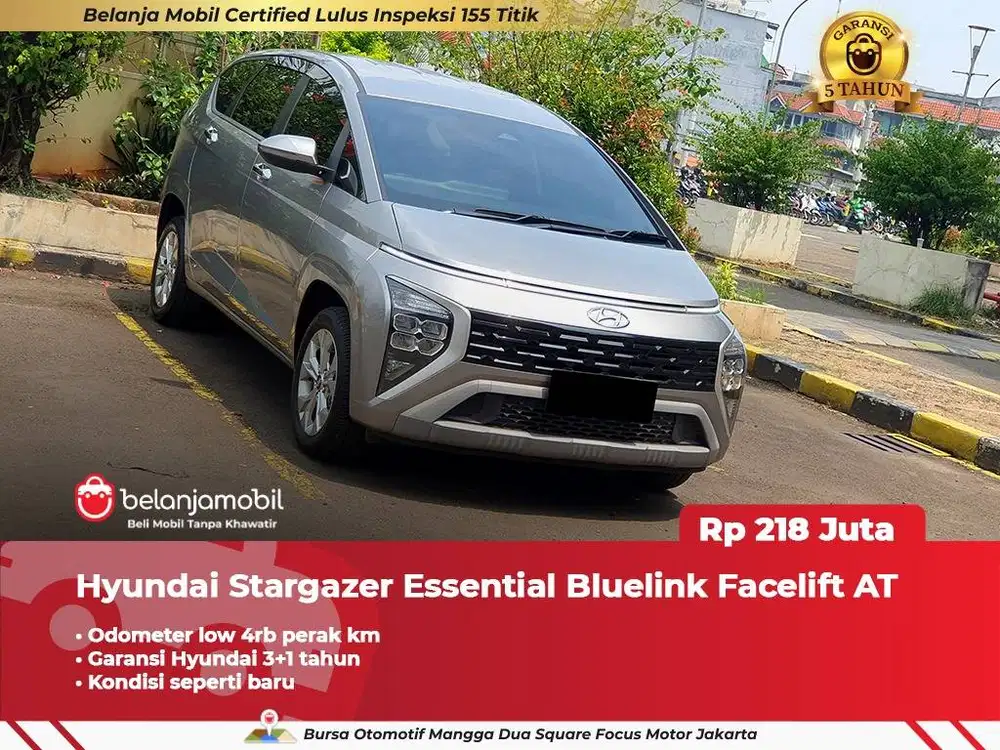 [ LOW KM 4RB ] Hyundai Stargazer Essential Bluelink Facelift 2025/2026