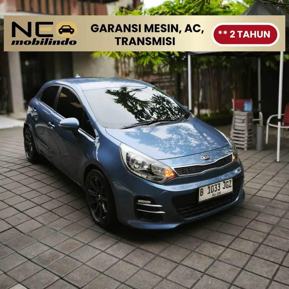 [ Garansi Mesin Matic ] KIA RIO 1.4 PLATINUM AT 2016 BIRU METALIK