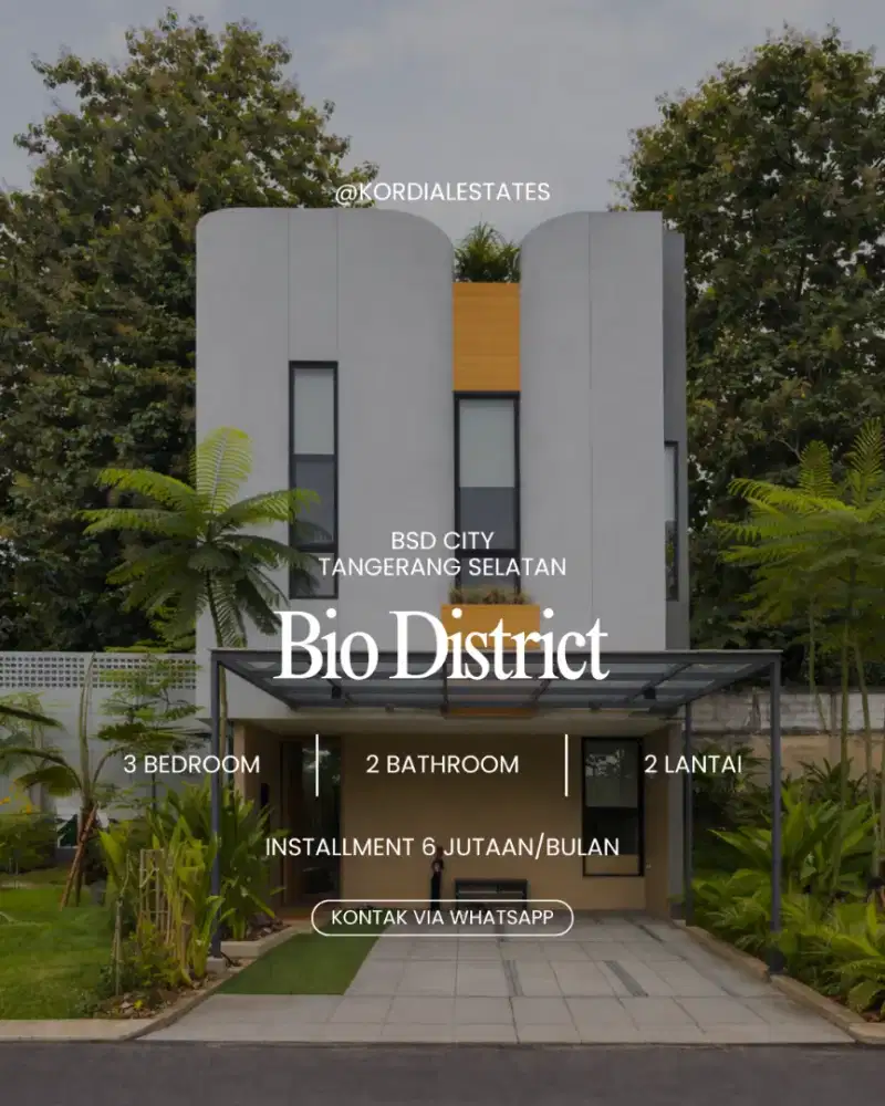 RUMAH 3KT 2KM 2LT BSD CITY | 10 MENIT KE STASIUN | KPR MULAI 6 JTAN