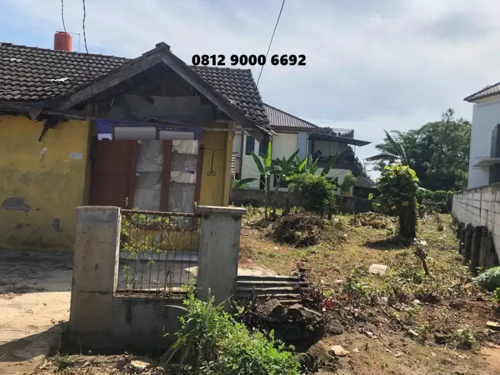 Jual Rumah Tua Hitung Tanah di Bumi Puspitek Asri dekat BSD tangerang