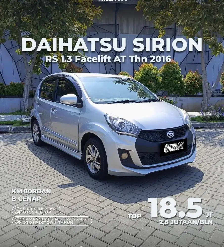 Unit : Sirion RS 1.3 Facelift AT Thn 2016