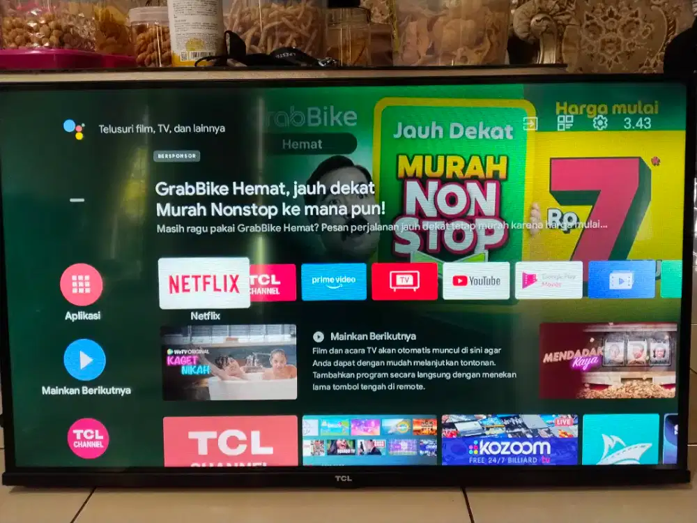 Smart TV Merk Tcl ukuran 32inch