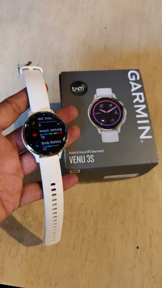 Garmin venu 3s second