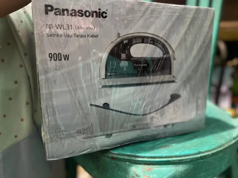 Panasonic setrika uap tanpa kabel sale