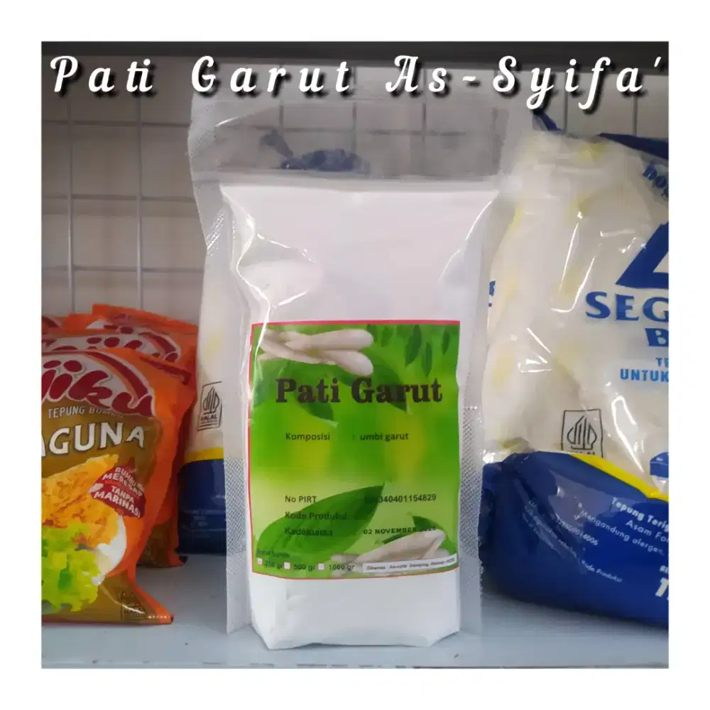 Tepung Pati Garut 100% Asli