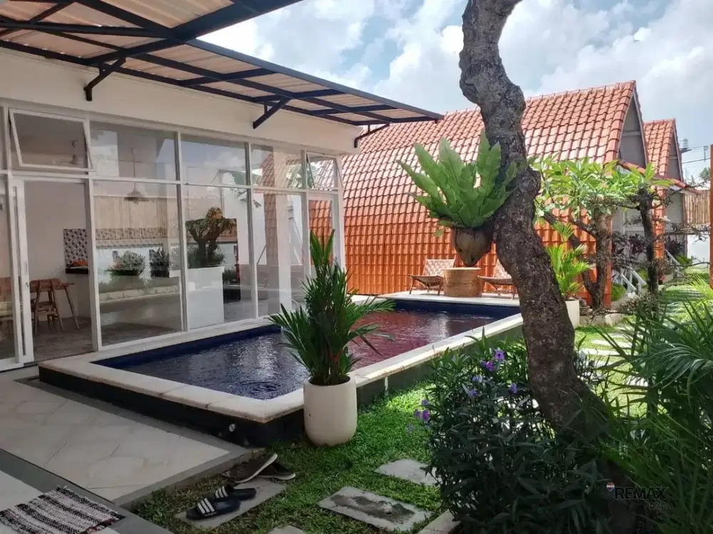 Villa Cantik Lokasi Tenang Disewakan, di Munggu, Badung Area