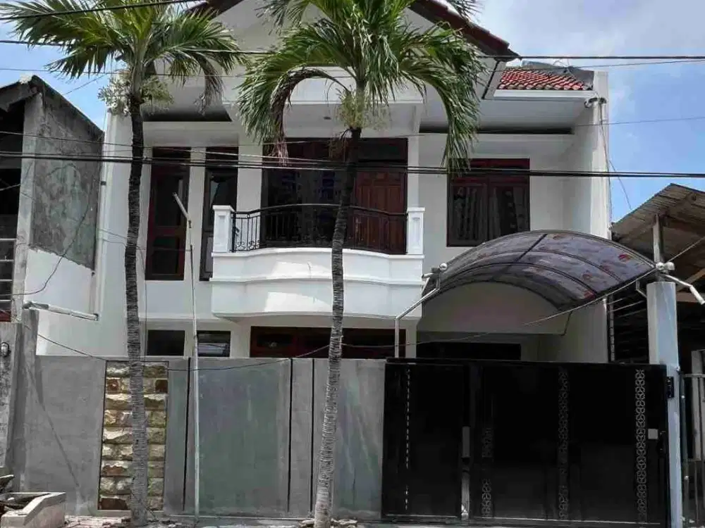 Villa Kalijudan Lebar 8 ‼️ Jual Rumah 2 Lantai Baru Renovasi Surabaya Timur