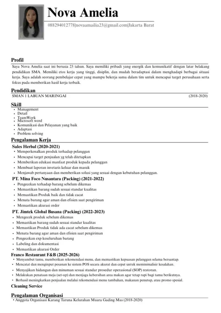 Bismilah nyari pekerjaan