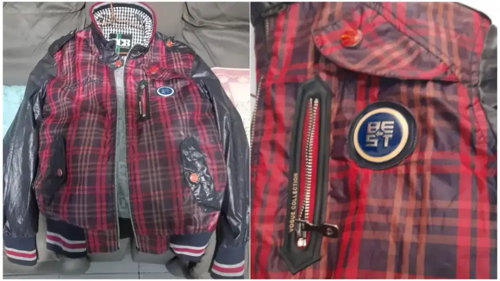 Jaket Casual Parasut dual layer