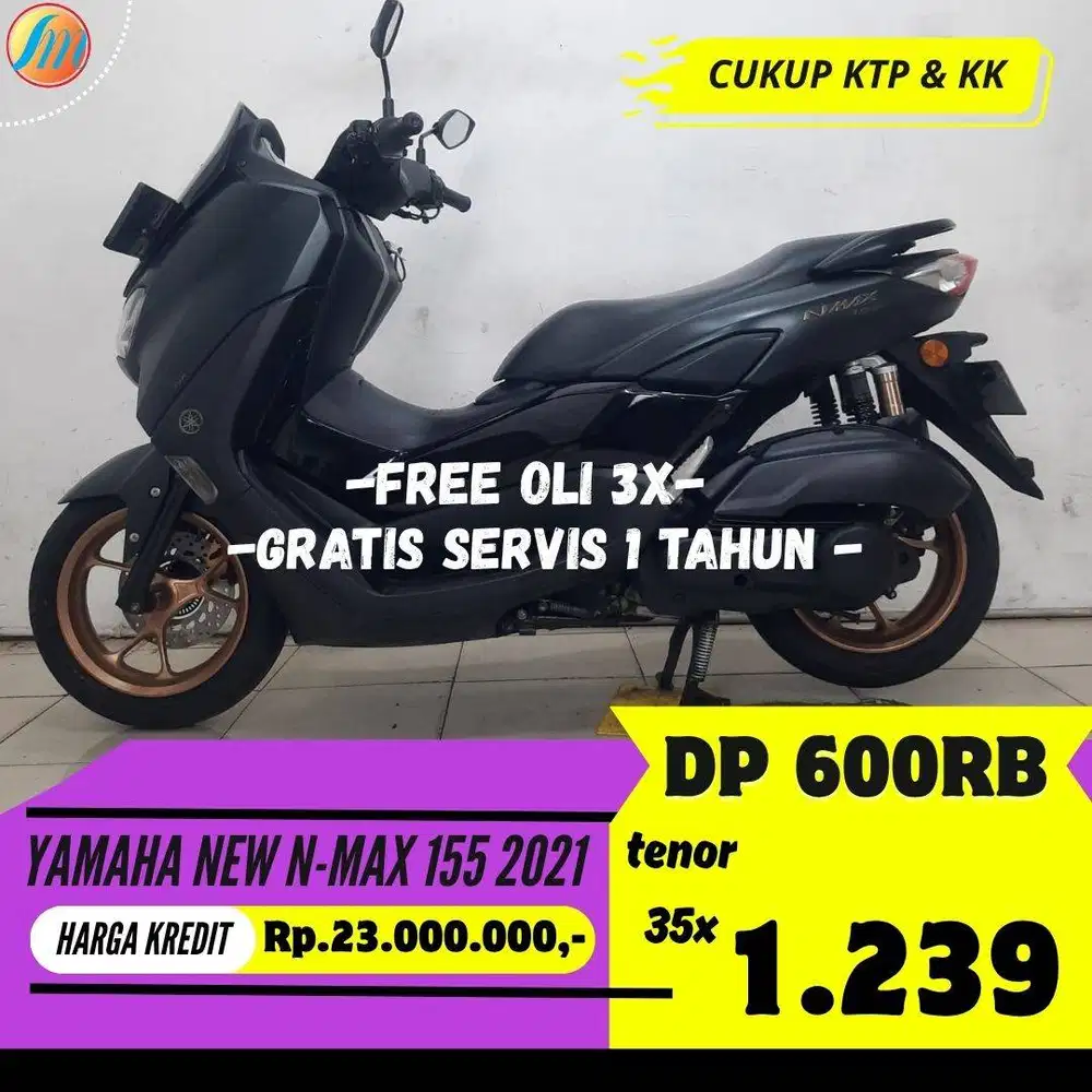 DP CUKUP 600RIBU YAMAHA NEW NMAX 2021 ANGSURAN TERJANGKAU BERGARANSI