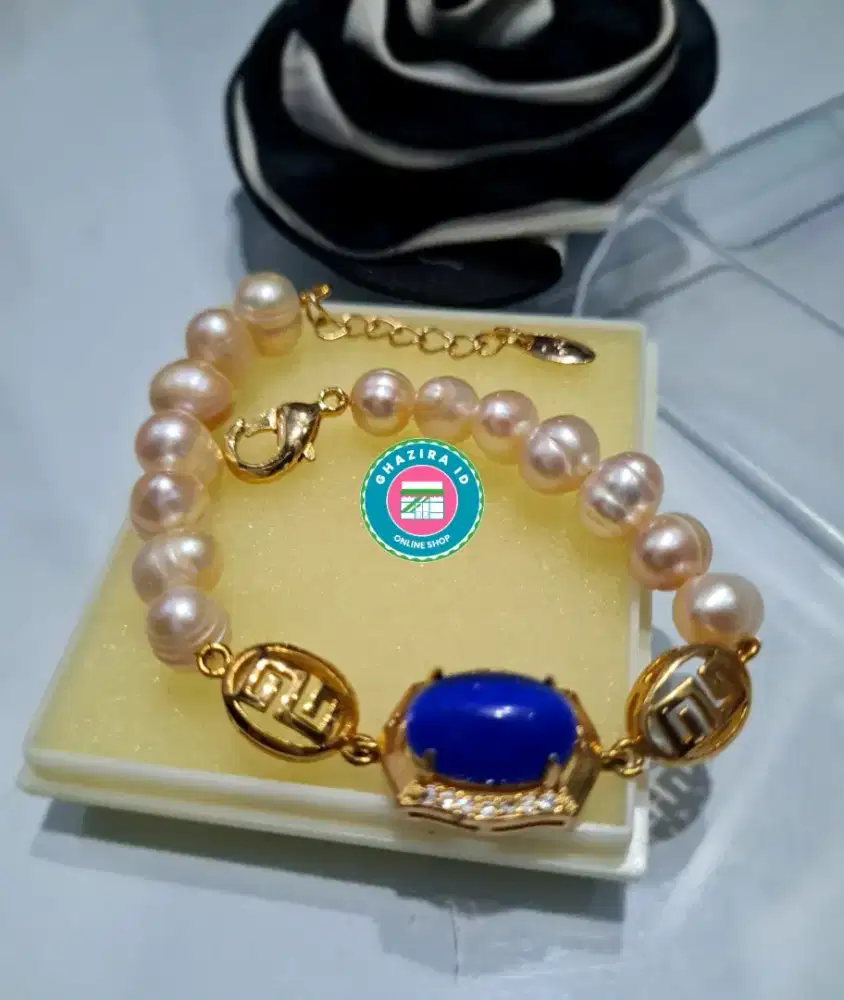 Gelang Mutiara Air Tawar Lombok Asli