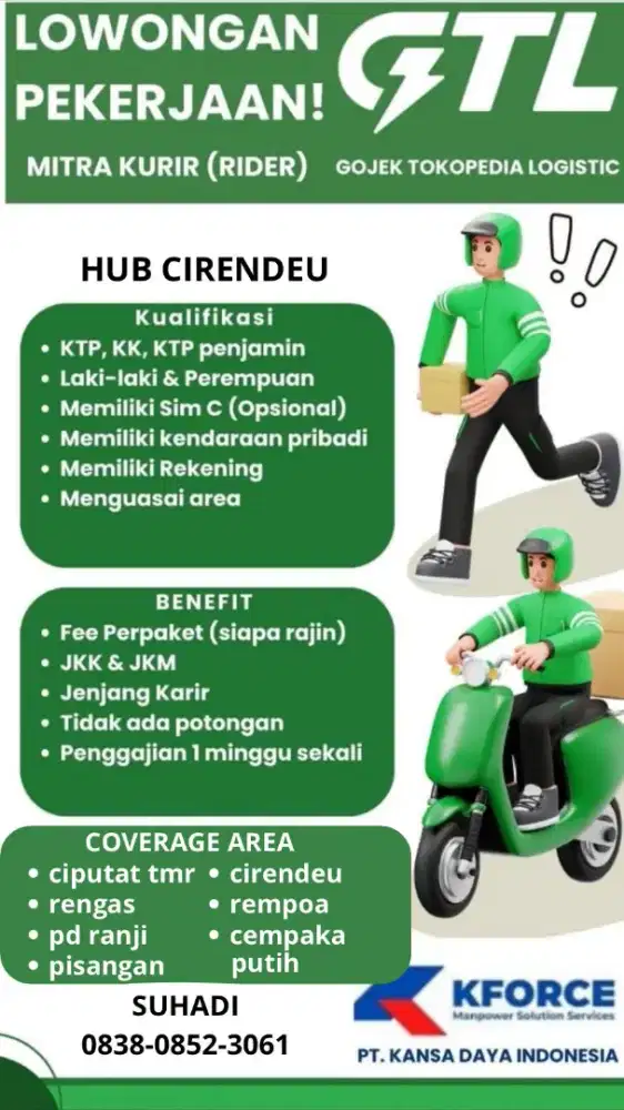 Kurir paket motor