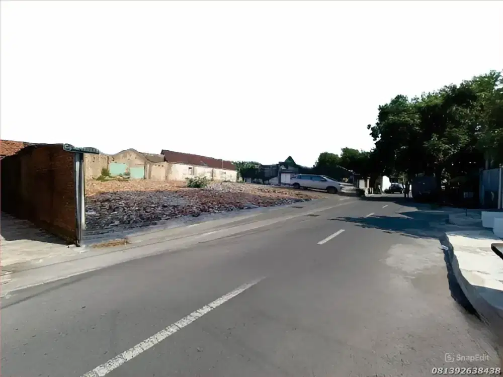 Lokasi Premium Tepi Jl. Utama Sorosutan Umbulharjo, Dijual Tanah Apik SHMP Siap Bangun