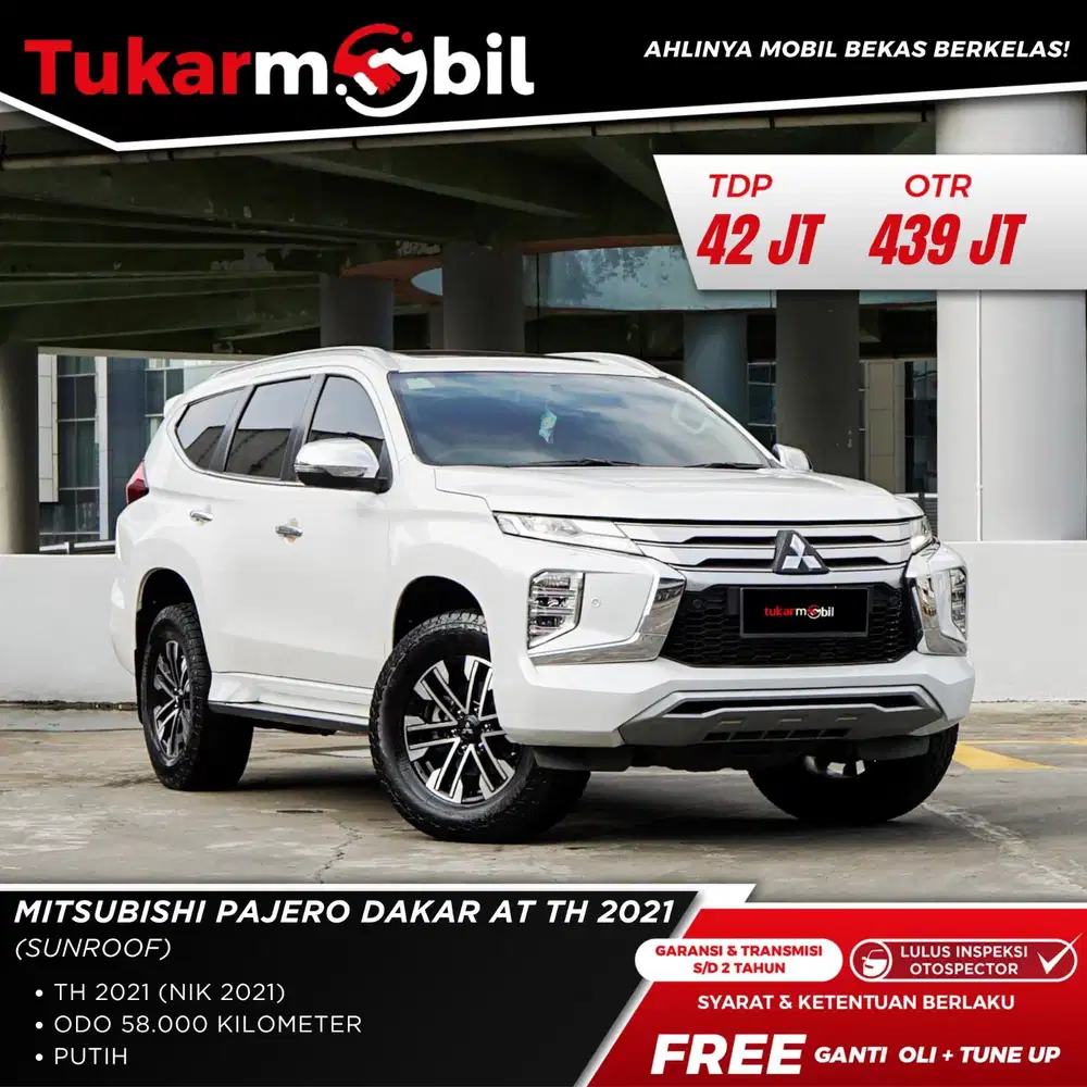 Mitsubishi Pajero Sport 4x2 At Tahun 2021