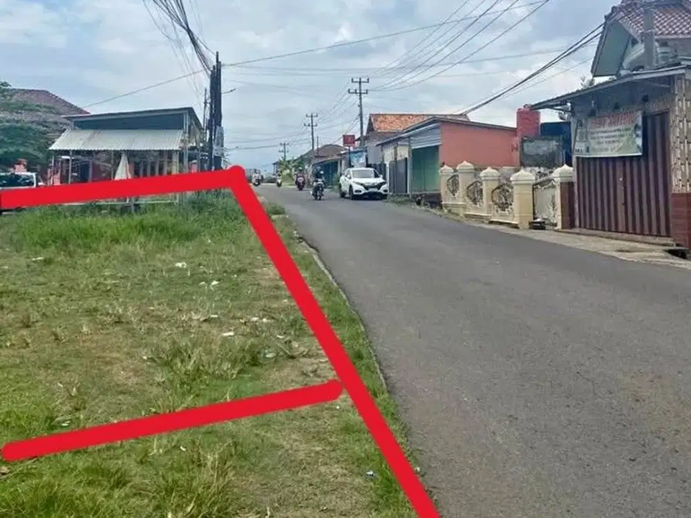 diJual tanah pinggir JL Inspektur Marzuki area pakjo