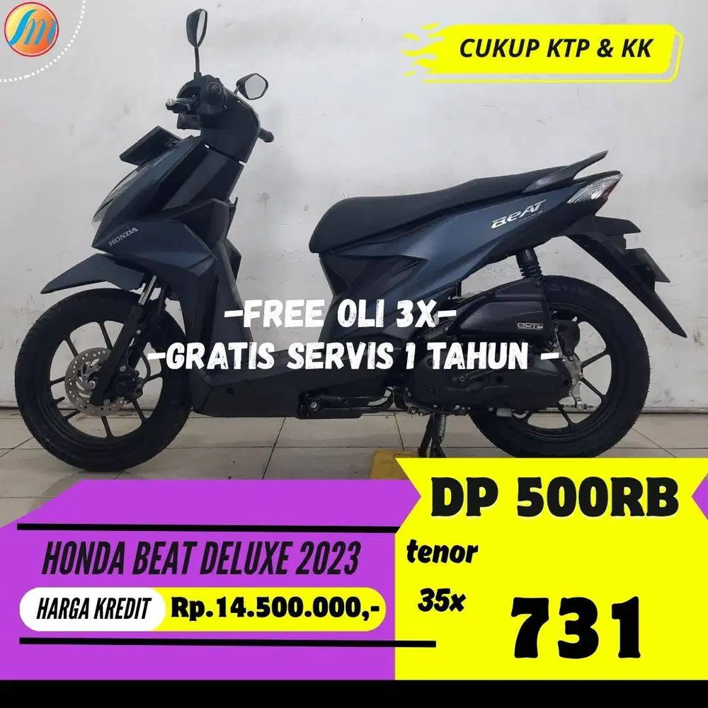 HONDA BEAT DELUXE 2023 KREDIT DP 500RIBU ANGSURAN SANGAT RINGAN KTP KK