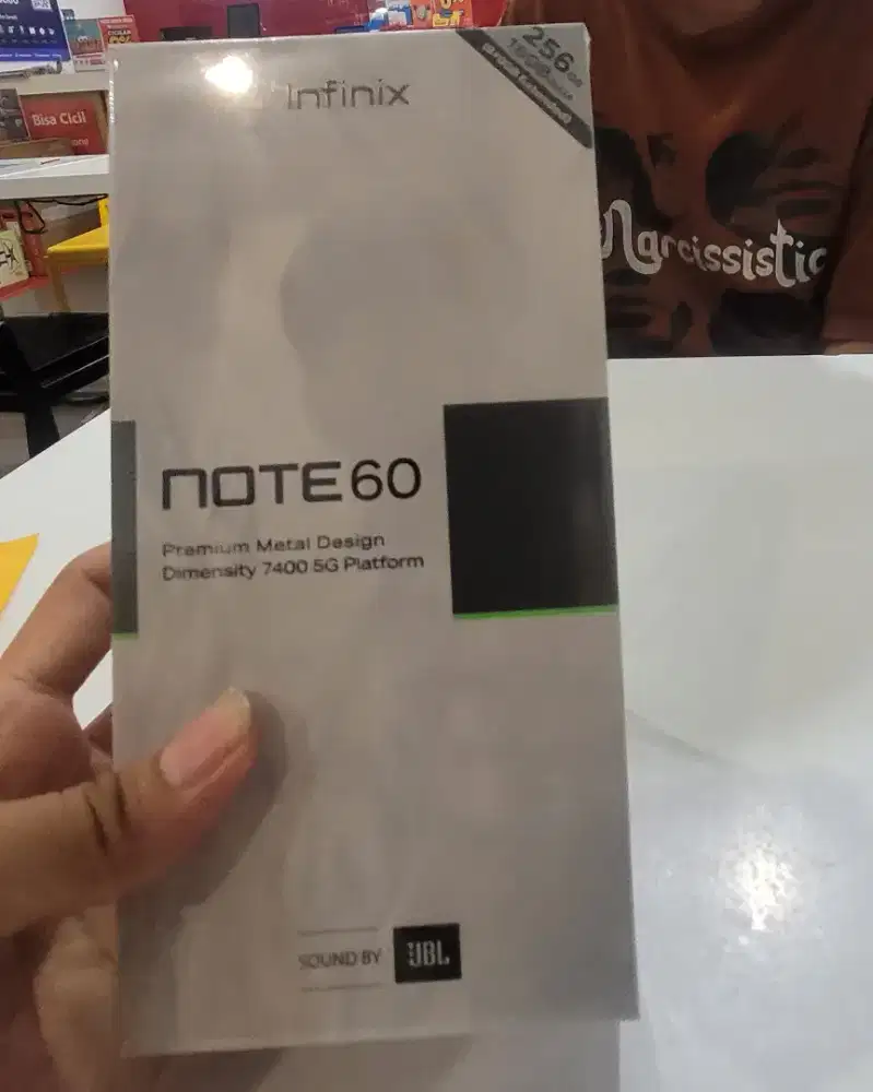 Infinix note 60 8/256 garansi resmi 1 tahun