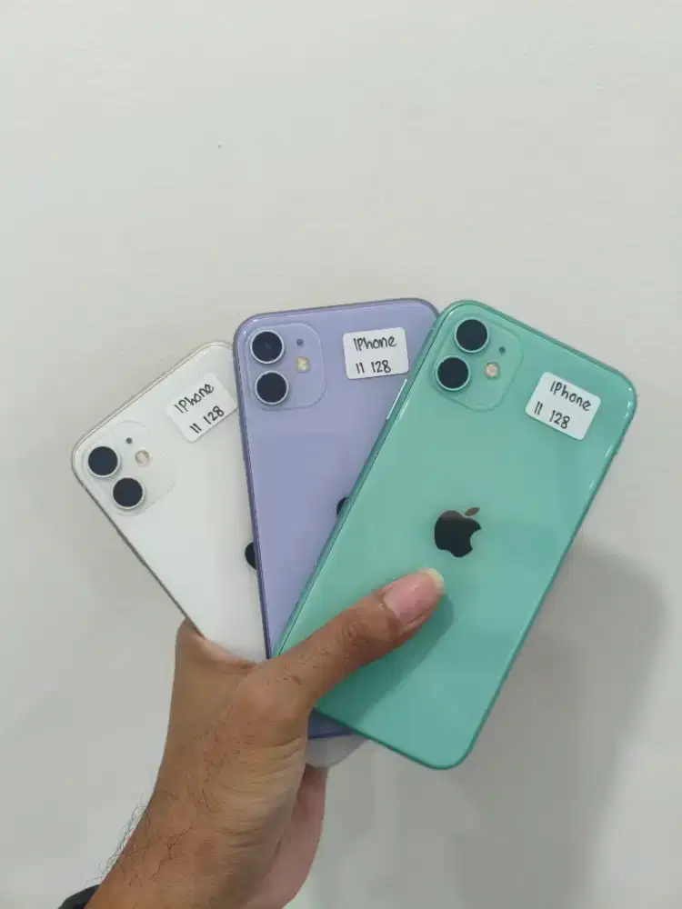 iphone 11 64 128gb, mulus,all operator,fullset, tidak ads minus
