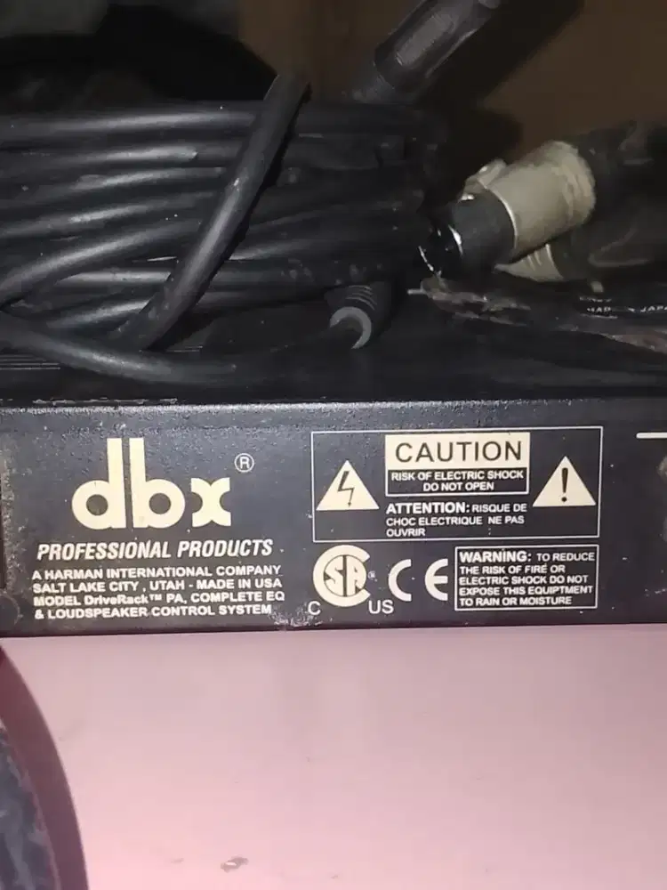 Jual murah DBX Drive rack PA made USA ori