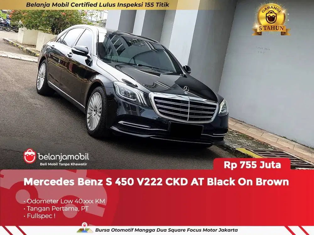 [ GARANSI 5TH ] Mercedes Benz Mercy S450 S 450 V222 CKD AT 2018 2019