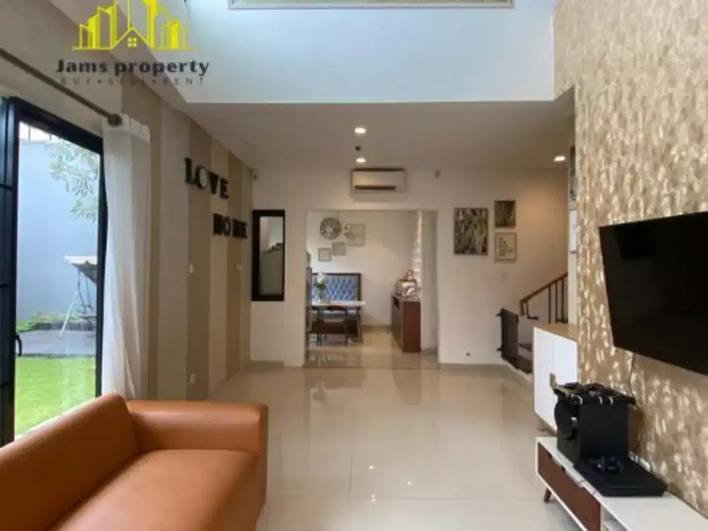 Dijual Rumah Modern Elegan 3 Br Luas 183M2 dengan Finishing Mewah Lokasi Strategis di Grand Trevista Rempoa Tanggerang Selatan