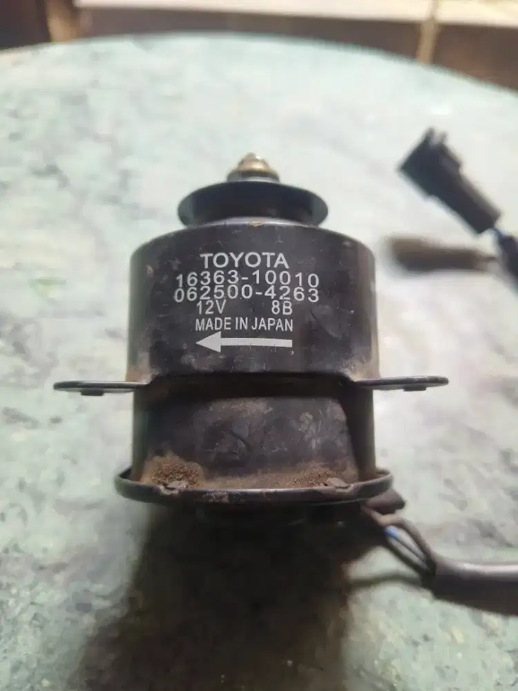 Motor Electric Fan Kipas Radiator Bodi Kecil Orignl Toyota Corolla dll