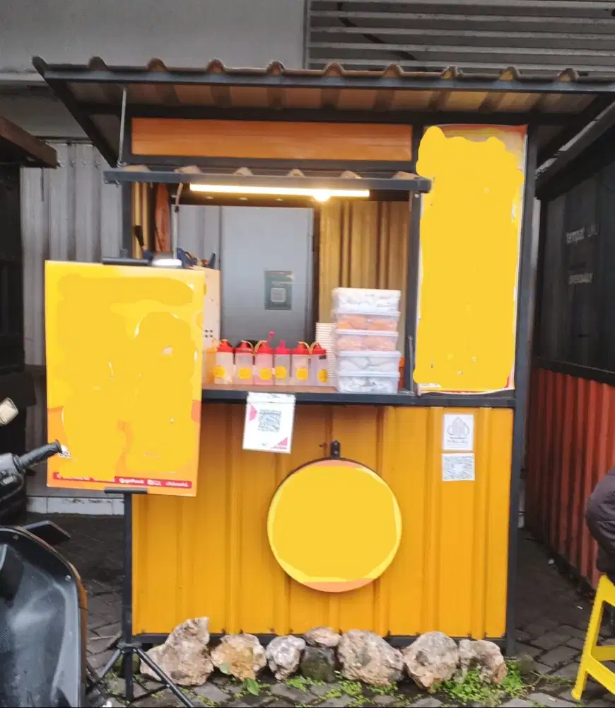 kontainer gerobak seperti masih baru