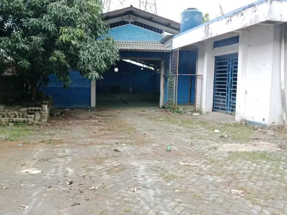 Gudang Akses Container 40 Feet dan Ada Mess di Bantar Gebang Bekasi