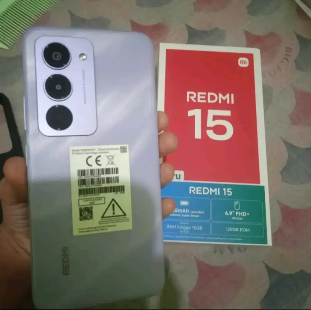 Redmi 15 RAM 8+8GB ROM 128GB