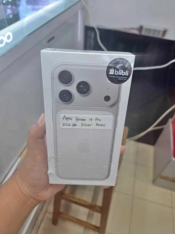 IPhone 17 Pro 256GB Silver New Segel Garansi Resmi Indonesia