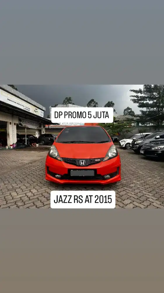 DP 5JT JAZZ RS AT 2014 WARNA LANGKA SUNSET ORANGE !!