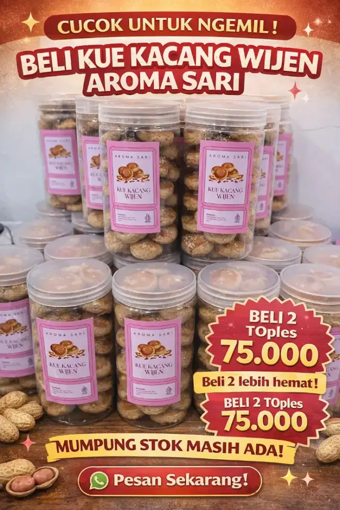 Kue kacang wijen Gurih Enak