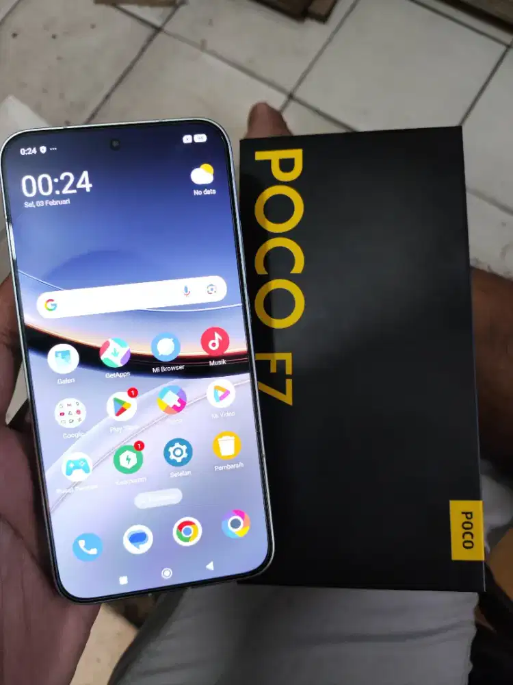 Poco F7 12/512 Full set Mulus Like new Perfect Garansi Panjang