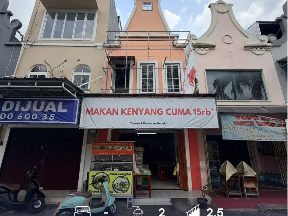 Jual Ruko Dengan Usaha Catering di Banjar Wijaya