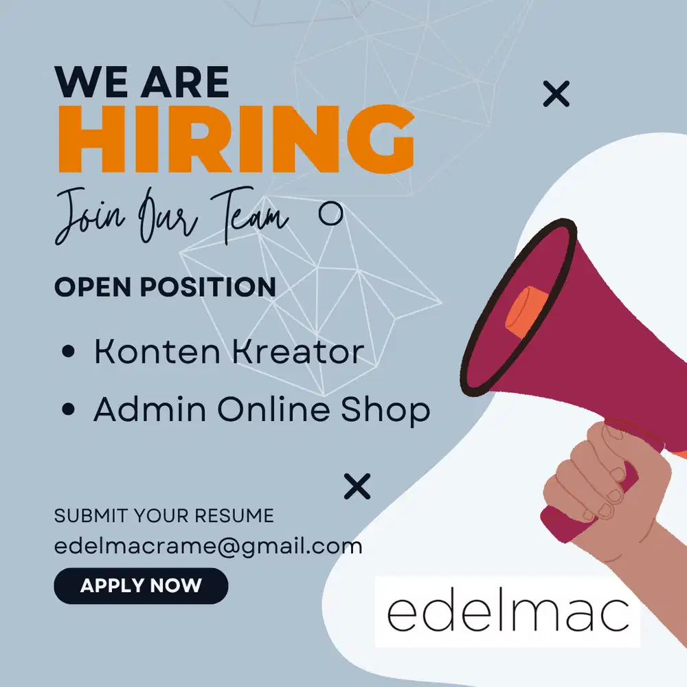 LOWONGAN KONTEN KREATOR DAN ADMIN ONLINE SHOP