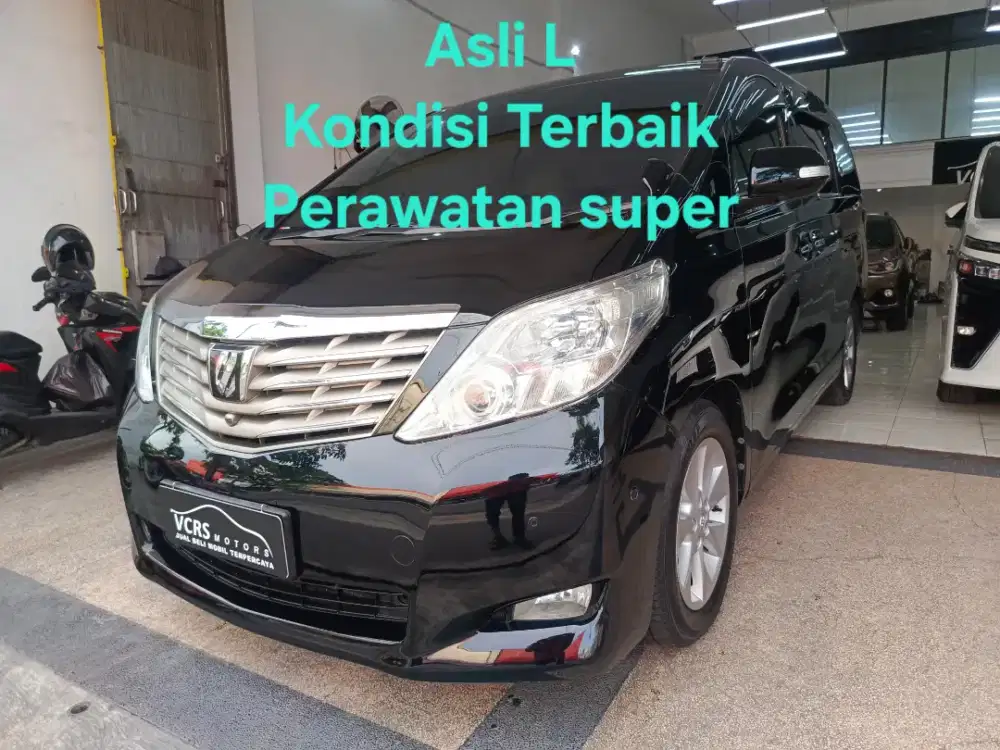Toyota Alphard 2.4 premium sound electric seat hitam anh alpard alpart