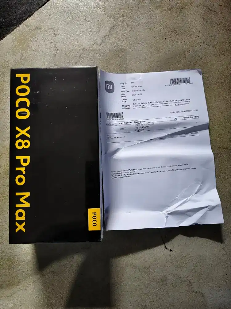 Poco x8 pro max 12/512 NEW SEGEL
