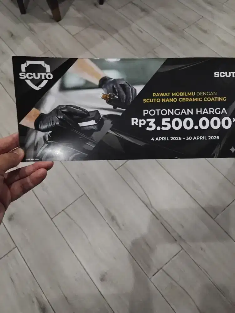 Voucher nano ceramic coating scuto