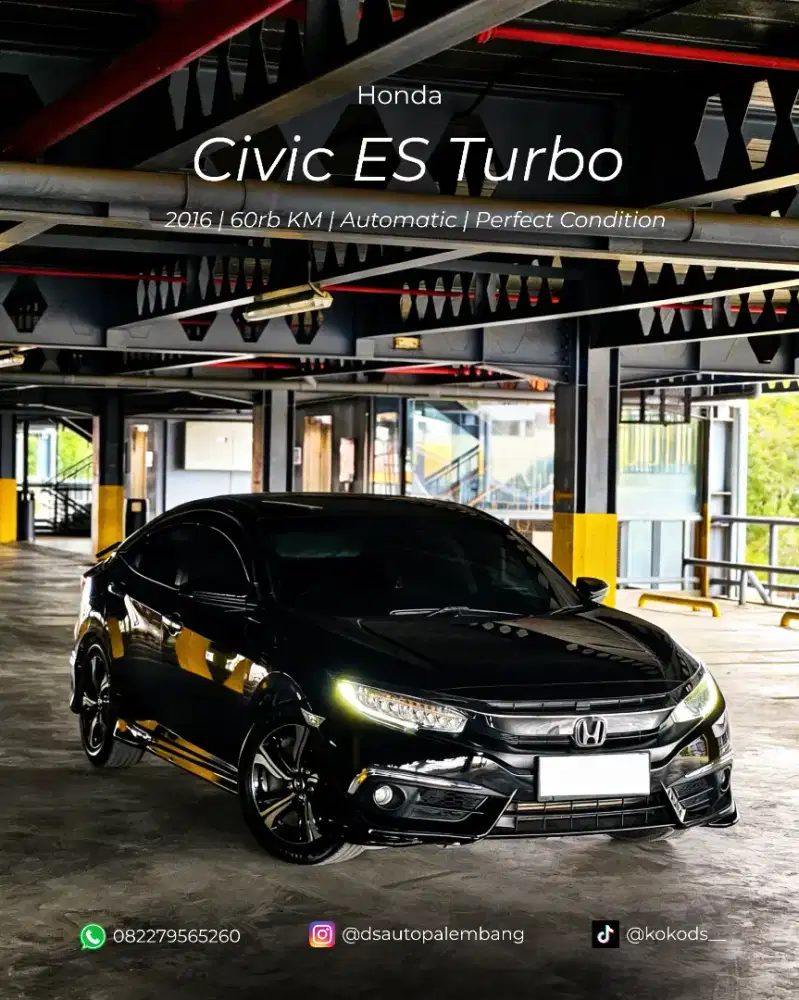 [ODO 60rb] Civic Turbo ES CVT 2016