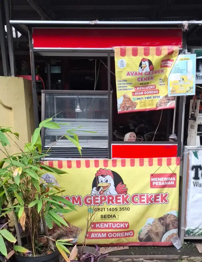 Gerobak ayam geprek