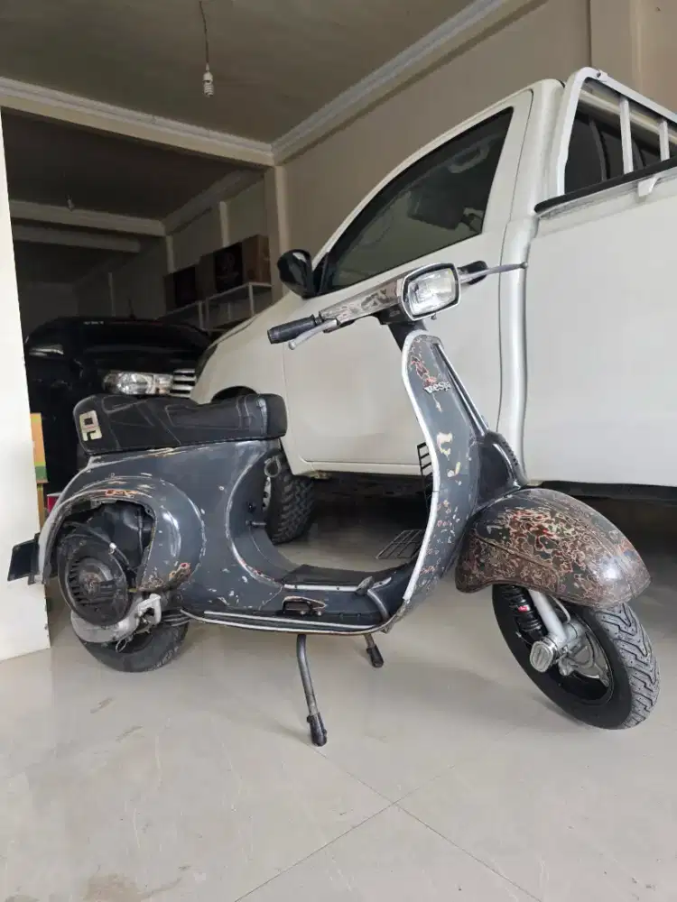 Vespa pts 1983 original paint steel grey RARE