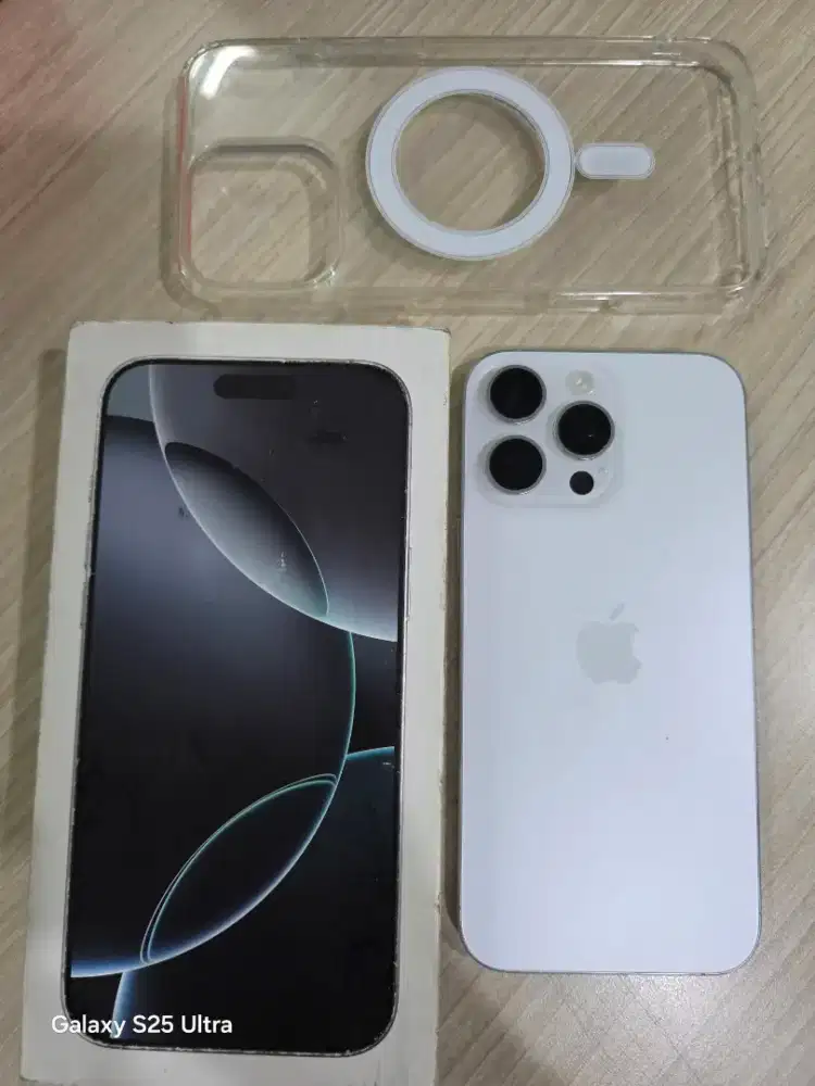 Iphone 16 Pro Max 256Gb Ex Inter Singapore Beacukai bisa TT