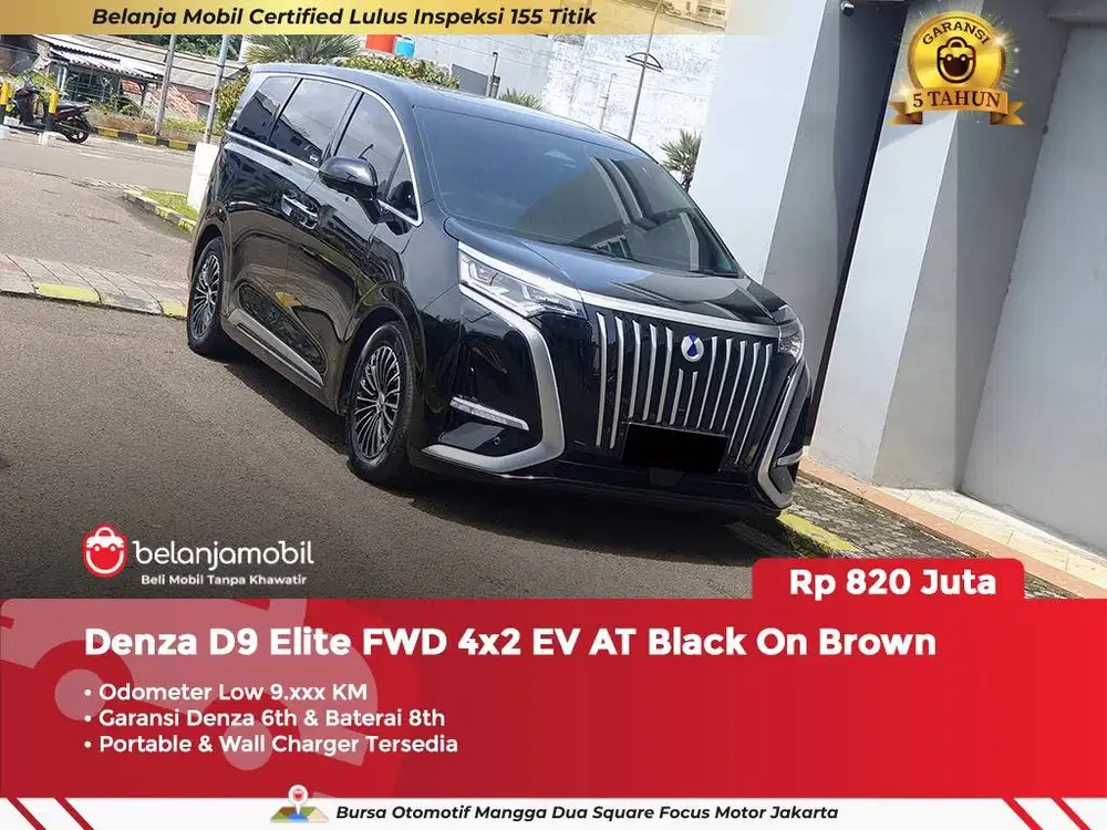 [ KM LOW 9RB ] Denza D9 D 9 Elite FWD 4x2 EV AT 2025 2026